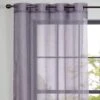 Crushed Eyelet Single Voile Panel -Curtain Series 30716605