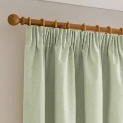 Luna Brushed Blackout Pencil Pleat Curtains -Curtain Series 30717055