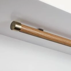Camden Wood Effect Light Oak Ceiling Fix Curtain Track -Curtain Series 30719166 alt01