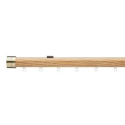 Camden Wood Effect Light Oak Ceiling Fix Curtain Track -Curtain Series 30719166 alt02