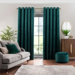 Isla Ultra Blackout Eyelet Curtains -Curtain Series 30719609 alt01
