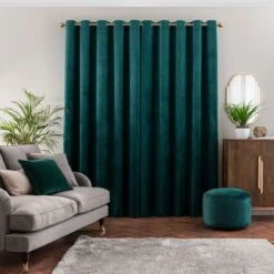 Isla Ultra Blackout Eyelet Curtains -Curtain Series 30719609 alt04