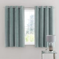 Margot Matt Velour Eyelet Curtains -Curtain Series 30719781 alt05