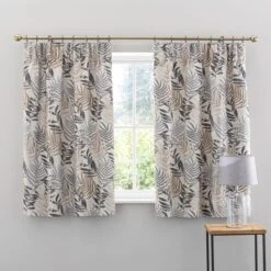 Leaf Jacquard Pencil Pleat Curtains -Curtain Series 30729262 alt05