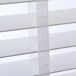 White 63mm Hardwood Venetian Blind -Curtain Series 30730108 alt01