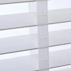 White 63mm Hardwood Venetian Blind -Curtain Series 30730110 alt01
