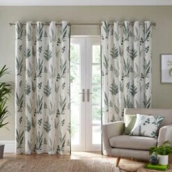 Fern Eyelet Curtains -Curtain Series 30734302 alt01