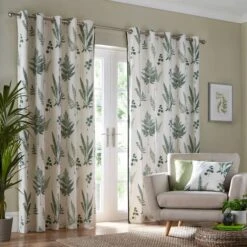 Fern Eyelet Curtains -Curtain Series 30734302 alt03