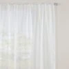 Faux Silk Slot Top Voile Panel -Curtain Series 30734723