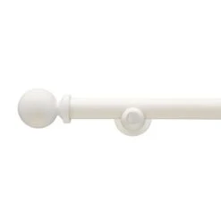 Enzo Fixed Wooden Curtain Pole With Rings -Curtain Series 30735623 alt01