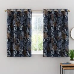 Leaf Jacquard Eyelet Curtains -Curtain Series 30754608 alt05