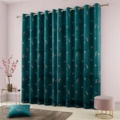 Dragonfly Foil Eyelet Curtains 37 Dragonfly Foil Eyelet Curtains -Curtain Series 30754906 alt04