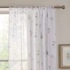 Pressed Floral Slot Top Voile Panel -Curtain Series 30755390