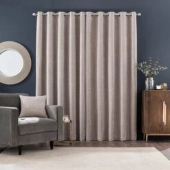 Textured Chenille Eyelet Curtains -Curtain Series 30755485 alt04