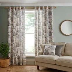 Watercolour Trees Eyelet Curtains -Curtain Series 30755499 alt01