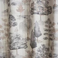 Watercolour Trees Eyelet Curtains -Curtain Series 30755504 alt02