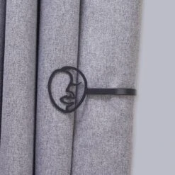 Mix And Match Matt Black Faces Holdback Pair