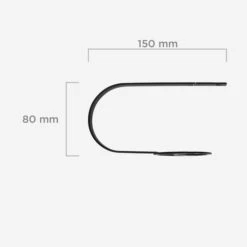 Mix And Match Matt Black Faces Holdback Pair -Curtain Series 30758401 alt09