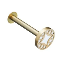 Mix And Match Pretty Boho Brushed Gold Curtain Single Holdback -Curtain Series 30758721 alt01