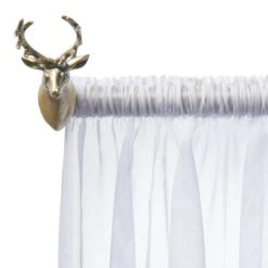 Mix And Match Pair Of Stag Finials Dia. 25/28mm -Curtain Series 30768847 alt01