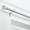 Hammered Effect Extendable Metal Eyelet Curtain Pole -Curtain Series 30768854