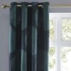 Chenille Oriental Fan Eyelet Curtains -Curtain Series 30768891
