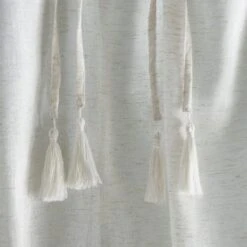 Marley Tassel Tie Top Voile Panel -Curtain Series 30768910 alt02