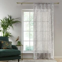 Cranes Slot Top Voile Panel -Curtain Series 30768919 alt01