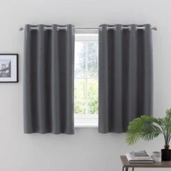 Touch Of Linen Ultra Blackout Eyelet Curtains -Curtain Series 30769345 alt05