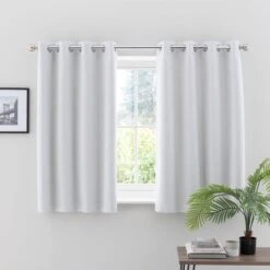Touch Of Linen Ultra Blackout Eyelet Curtains -Curtain Series 30769347 alt05