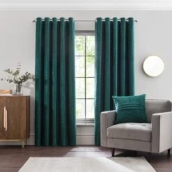 Chenille Eyelet Curtains 33 Chenille Eyelet Curtains -Curtain Series 30769399 alt01