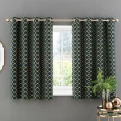 Chenille Ogee Eyelet Curtains 30 Chenille Ogee Eyelet Curtains -Curtain Series 30769412 alt05