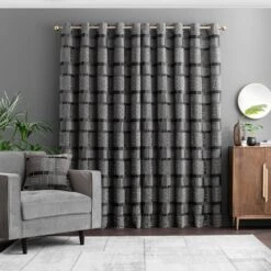 Prague Chenille Eyelet Curtains -Curtain Series 30769469 alt04