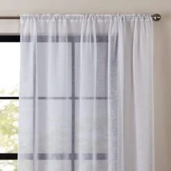 Luxe Texture Slot Top Voile Panel -Curtain Series 30770151