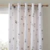 Pressed Floral Blackout Eyelet Curtains -Curtain Series 30797418