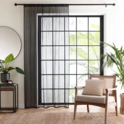 Emma Recycled Slot Top Single Voile Panel -Curtain Series 30808237 alt01