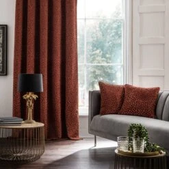 Animal Cut Velvet Eyelet Curtains 25 Animal Cut Velvet Eyelet Curtains -Curtain Series 30808492 alt03