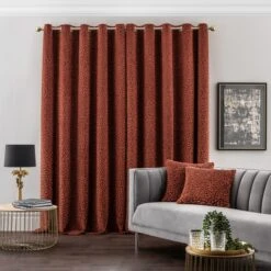 Animal Cut Velvet Eyelet Curtains 26 Animal Cut Velvet Eyelet Curtains -Curtain Series 30808492 alt04