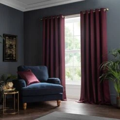 Satin Eyelet Curtains -Curtain Series 30808738 alt01