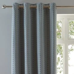 Ryder Check Eyelet Curtains