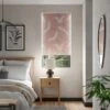 Japandi Cranes Blackout Blush Roller Blind 2 Japandi Cranes Blackout Blush Roller Blind -Curtain Series 30810281