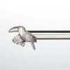 Mix And Match Toucan Finials Pair -Curtain Series 30813234
