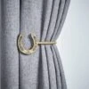 Mix And Match Horse Shoe Holdbacks Pair -Curtain Series 30813241