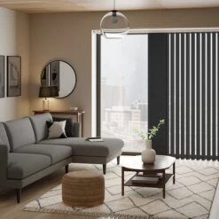 Cordless Room Darkening Vertical Blind -Curtain Series 30813608