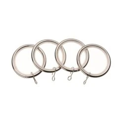 Universal Pack Of 4 19mm Curtain Rings