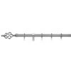 Universal Cage Extendable Metal Curtain Pole With Rings -Curtain Series 30817658