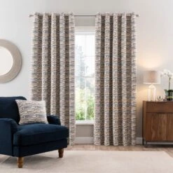 Matrix Boucle Eyelet Curtains -Curtain Series 30825372 alt01