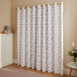 Hailey Ditsy Blackout Eyelet Curtains -Curtain Series 30828797 alt05