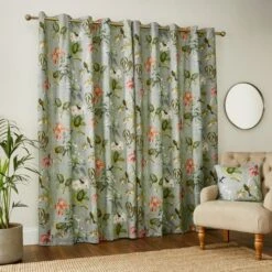Fresh Botanical Eyelet Curtains -Curtain Series 30830392 alt04