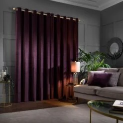 Clara Velvet Eyelet Curtains -Curtain Series 30831069 alt04